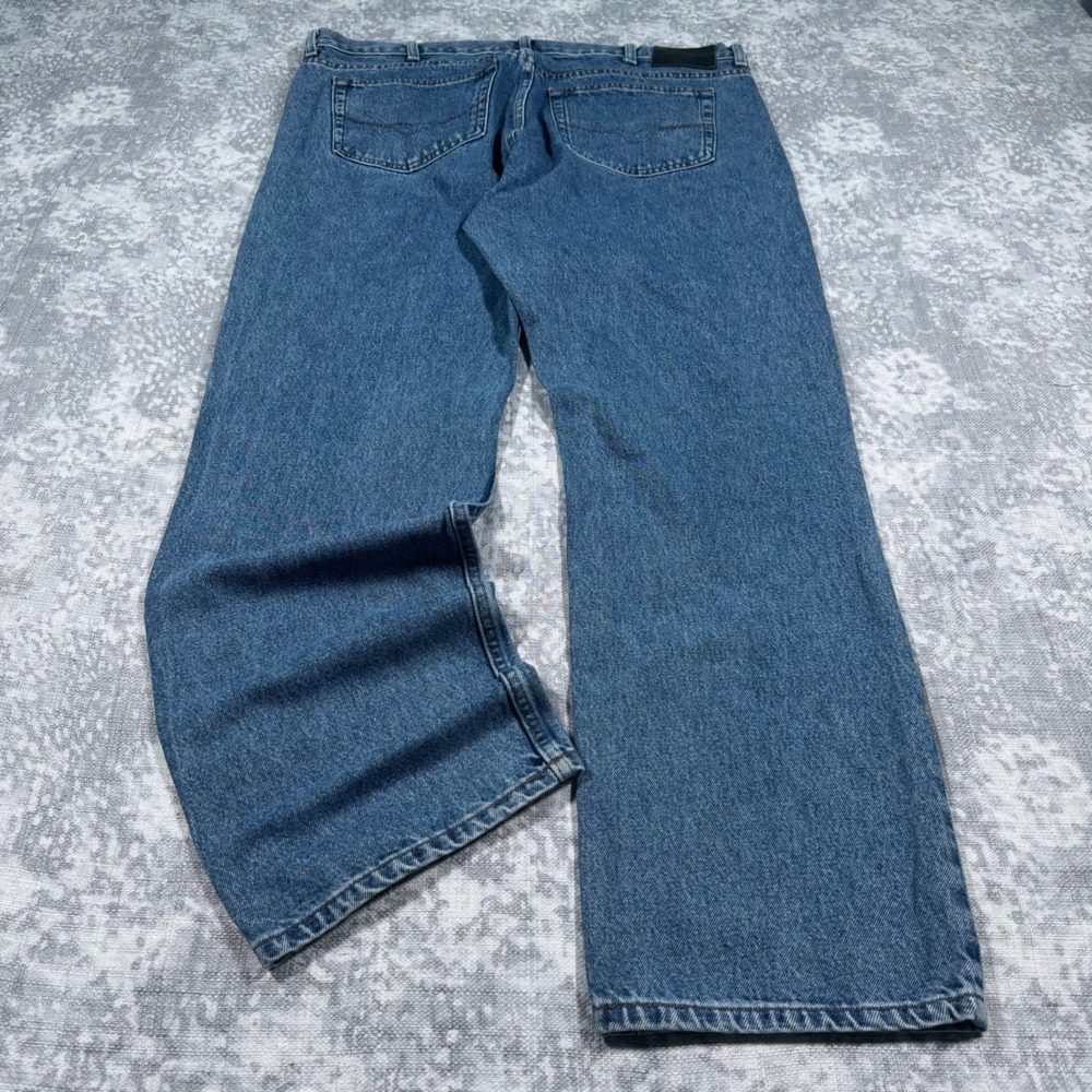 Y2K Baggy Harley-Davidson Jeans Mens 40x32 Blue Boot Cut Biker Denim Skater